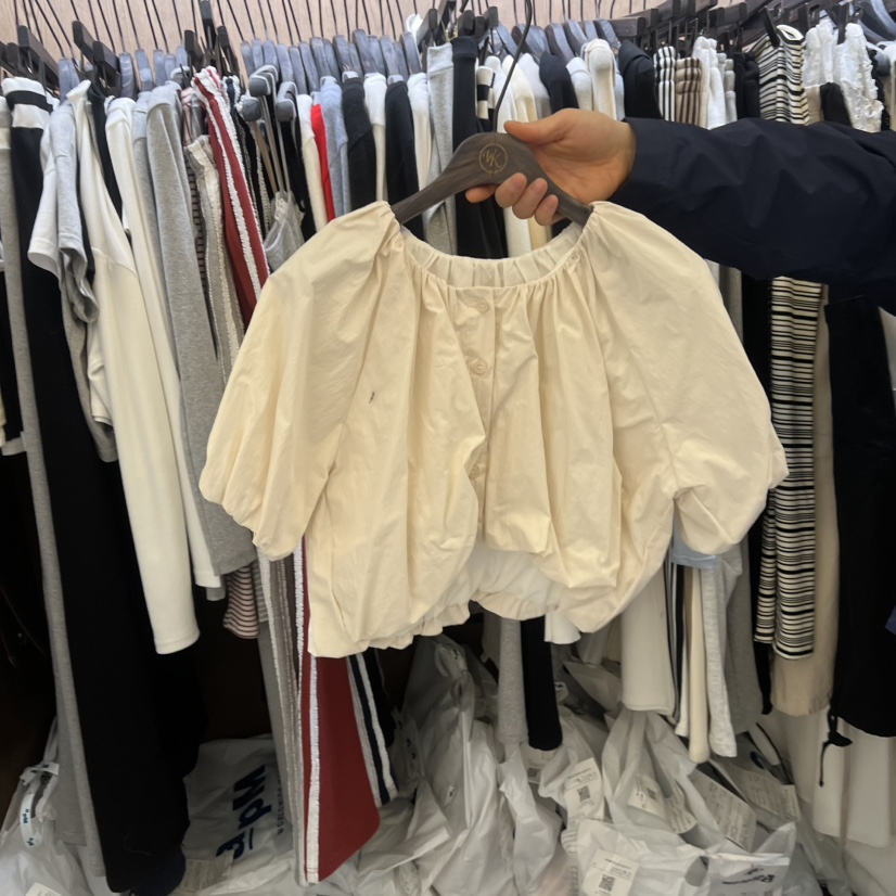 VIRKIN韓國代購女裝新款26春夏休閑時尚熱賣推薦襯衫蕾絲衫VIRKIN襯衫/蕾絲衫圖色1