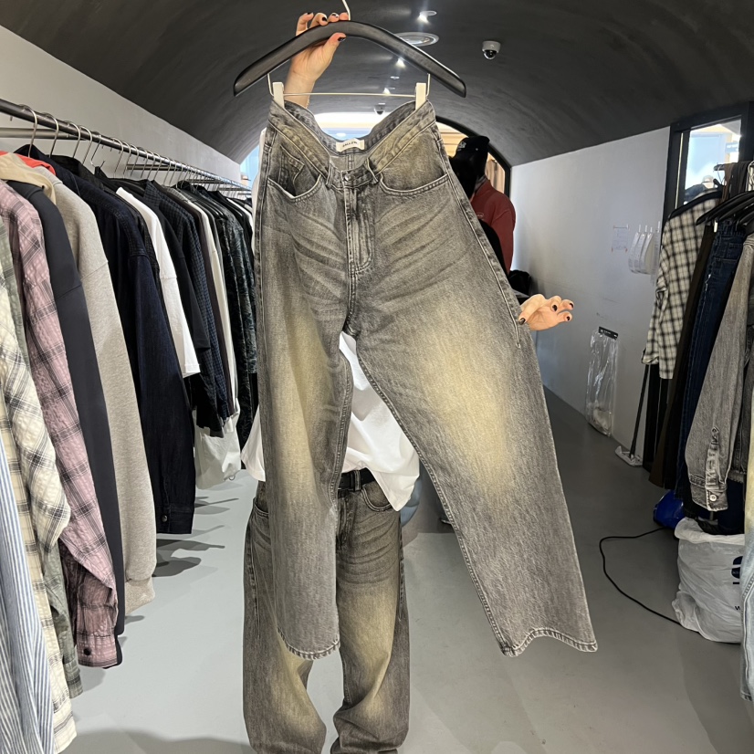 BALLOW韓國代購女士新款休閑推薦26春夏人氣時尚牛仔褲水洗BALLOW牛仔褲圖色1