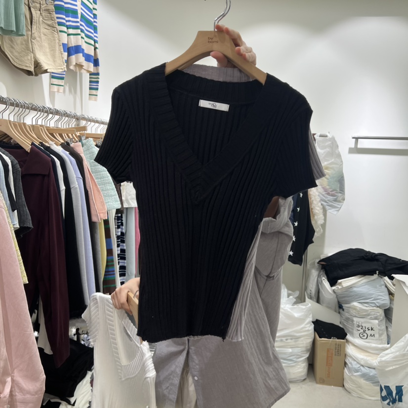 BY BOMI韓國東大門代購女裝新品休閑熱賣26春夏人氣針織衫BY BOMI針織衫圖色1