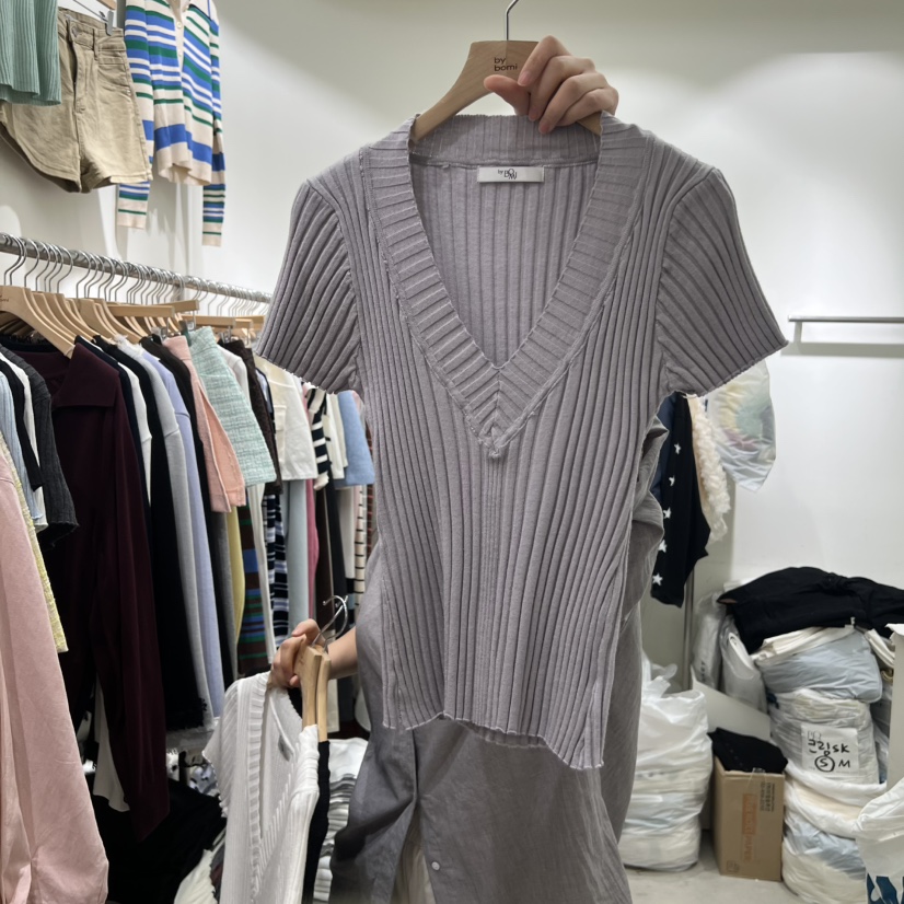 BY BOMI韓國東大門代購女裝新品休閑熱賣26春夏人氣針織衫BY BOMI針織衫圖色3
