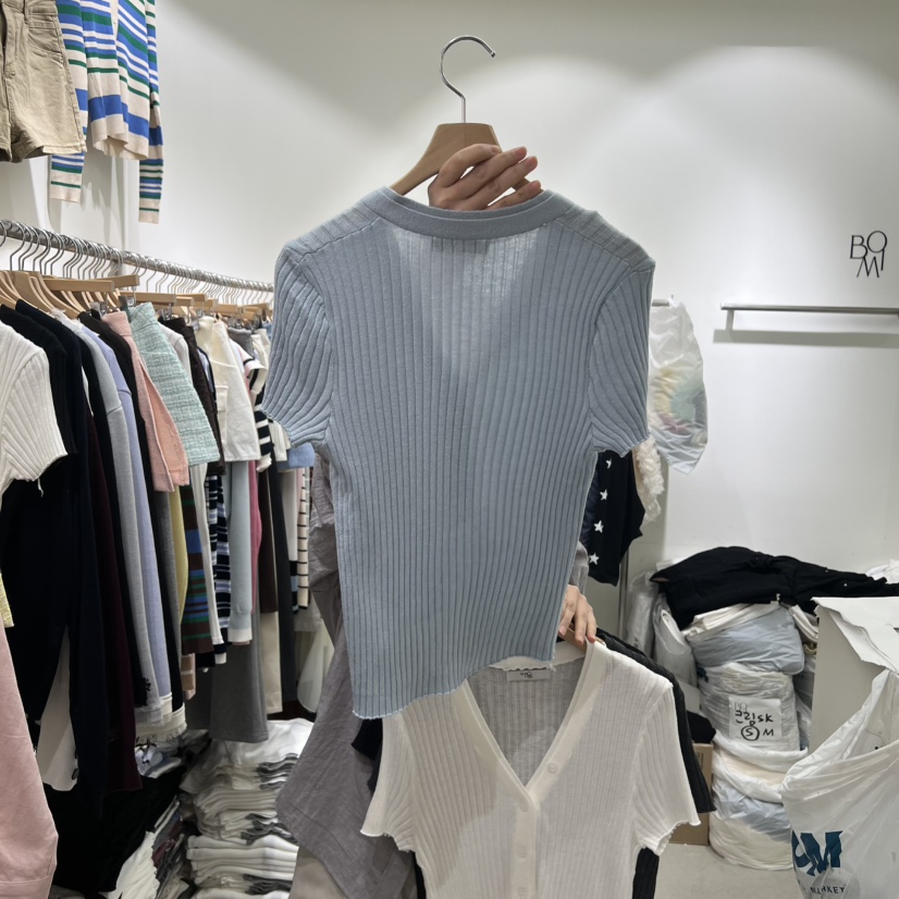 BY BOMI韓國東大門代購女裝新品人氣26春夏時尚休閑針織衫BY BOMI針織衫