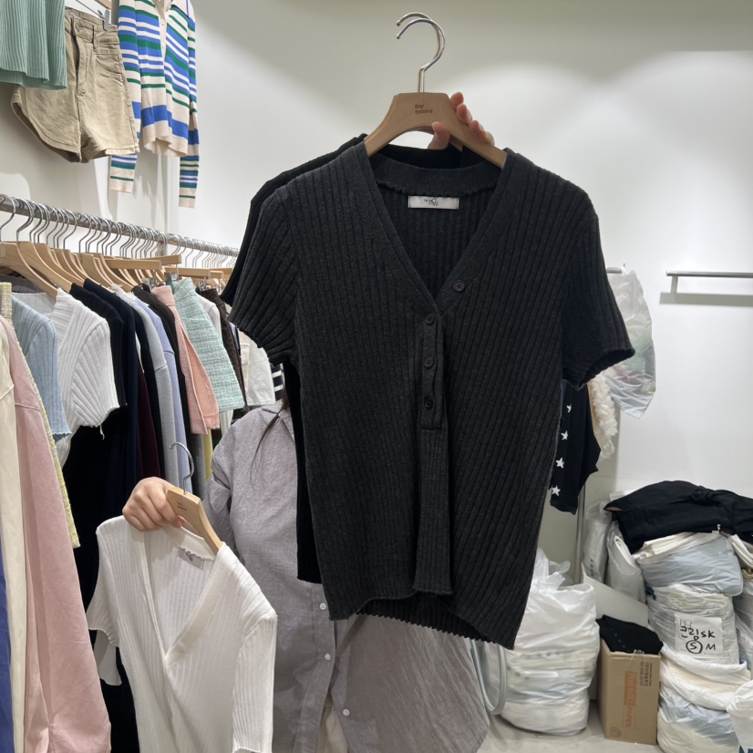 BY BOMI韓國東大門代購女裝新品人氣26春夏時尚休閑針織衫BY BOMI針織衫圖色3