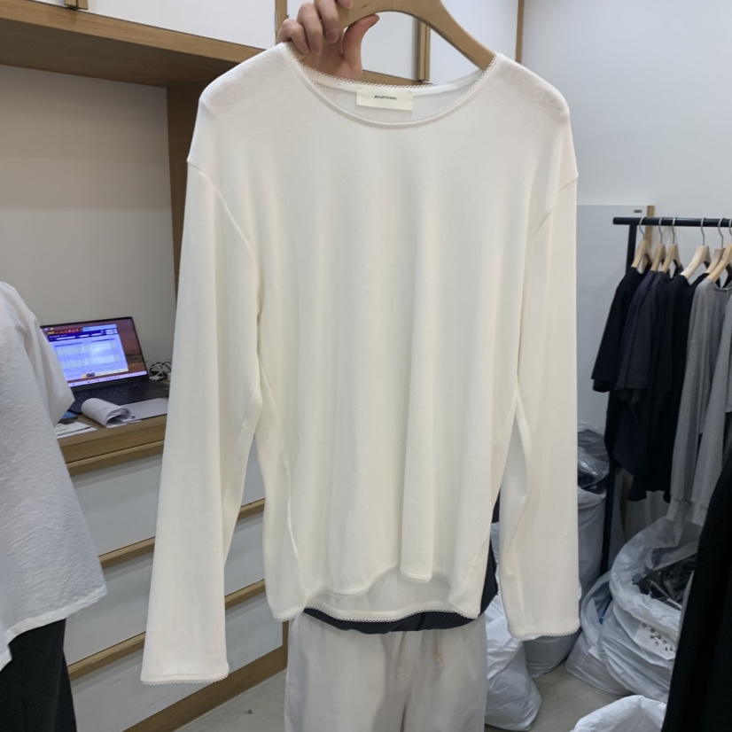 ARCHITEKT韓國代購女士新品休閑職業時尚熱賣人氣長袖T恤ARCHITEKT長袖T恤圖色1