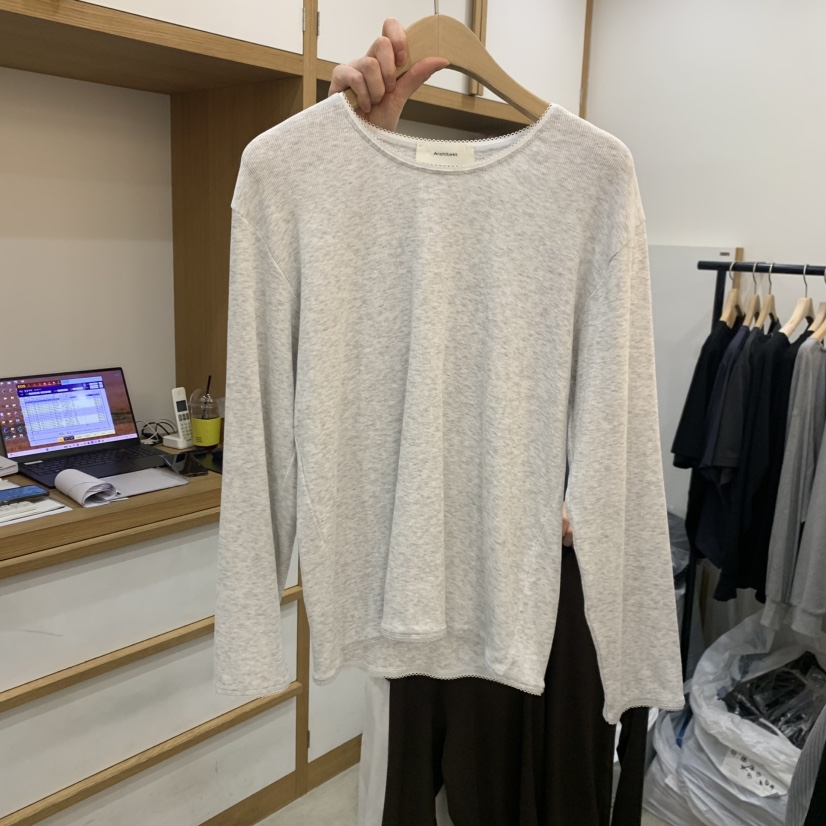 ARCHITEKT韓國代購女士新品休閑職業時尚熱賣人氣長袖T恤ARCHITEKT長袖T恤圖色2