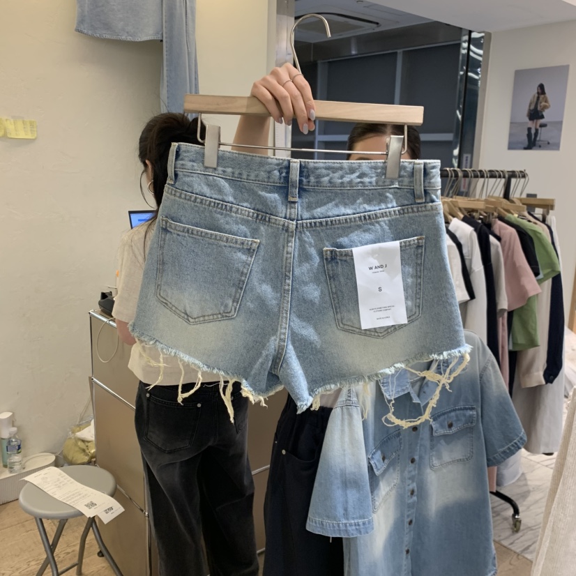 W AND J韓國直郵女裝新款推薦時尚職業26春夏休閑短褲復古W AND J短褲