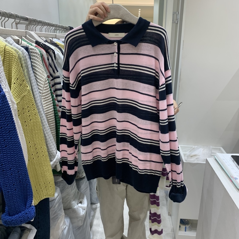 ASOME韓國代購女裝新款職業26春夏休閑熱賣人氣針織衫條紋A.SOME針織衫圖色3