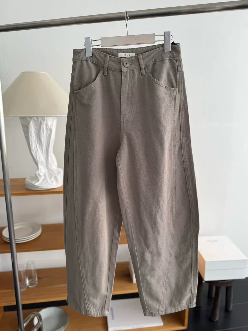 TUG韓國直郵女裝新品推薦休閑熱賣時尚26春夏職業休閑褲鏤空TUG休閑褲圖色2