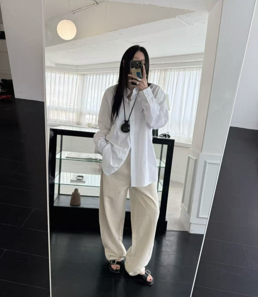 TUG韓國直郵女裝新品推薦休閑熱賣時尚26春夏職業休閑褲鏤空TUG休閑褲圖色3