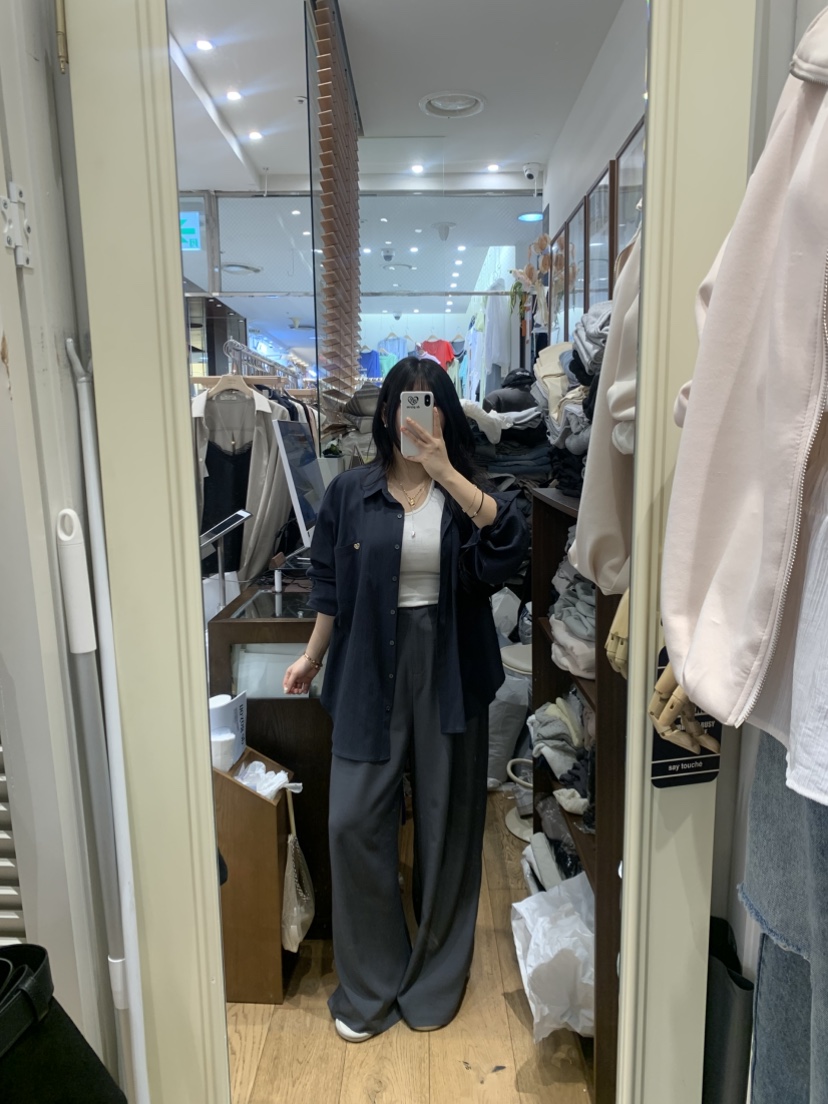 DE GO YOU東大門實拍女裝新品人氣推薦真品休閑褲不含腰帶DE GO YOU休閑褲