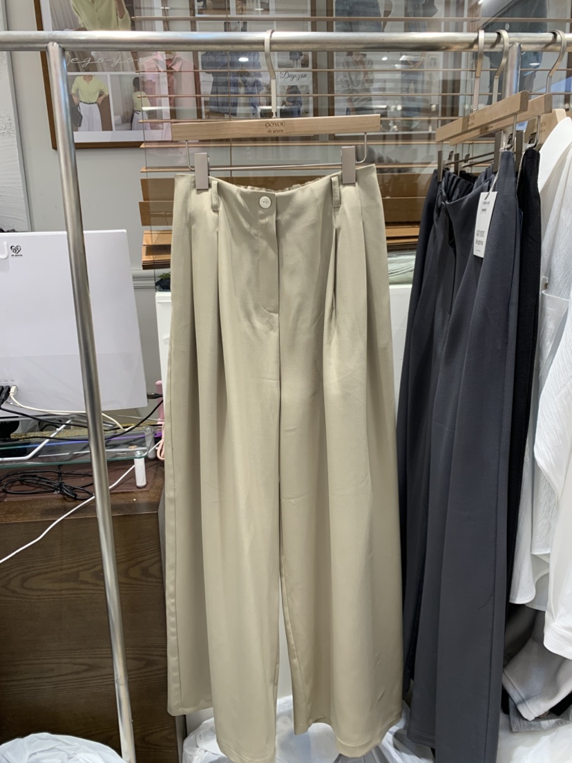 DE GO YOU東大門實拍女裝新品人氣推薦真品休閑褲不含腰帶DE GO YOU休閑褲圖色2