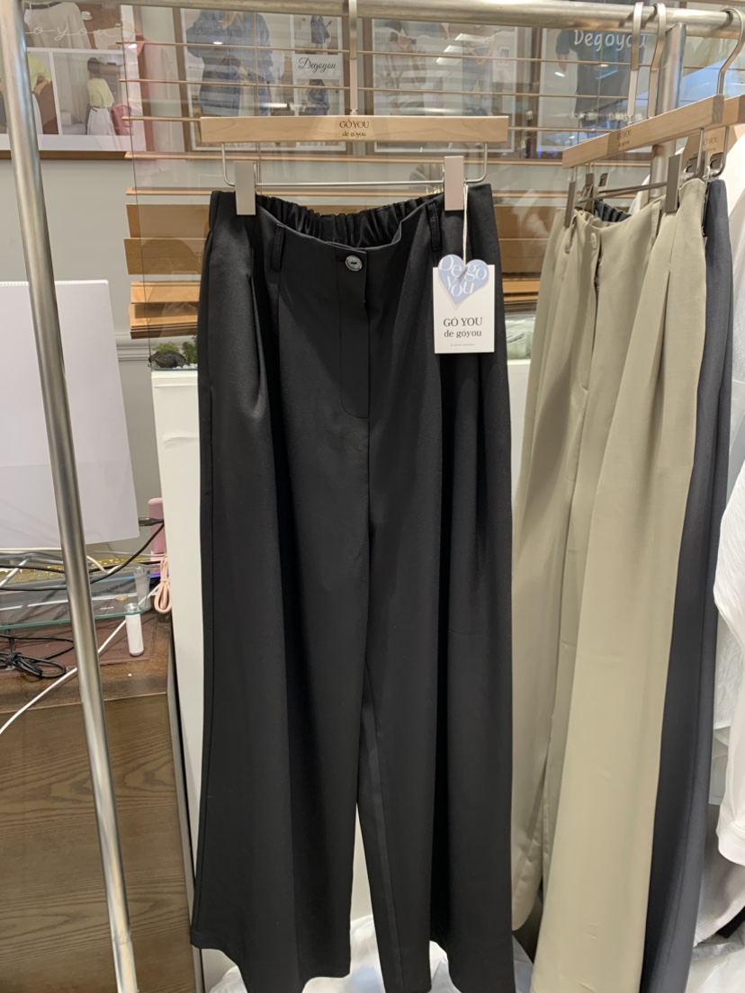 DE GO YOU東大門實拍女裝新品人氣推薦真品休閑褲不含腰帶DE GO YOU休閑褲圖色3