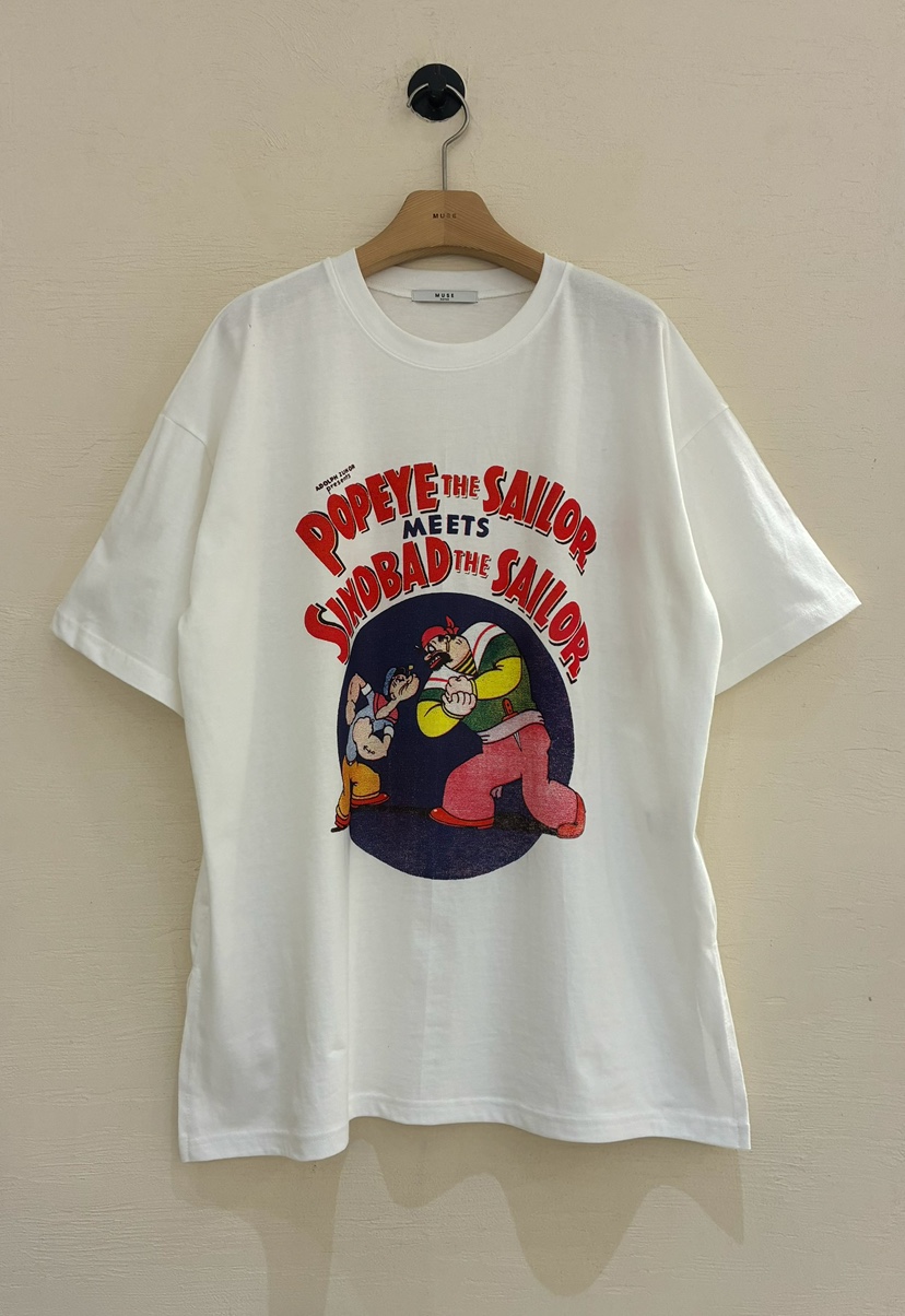 MUSE-P韓國東大門代購女裝新品休閑時尚推薦T恤大力水手MUSE-PT恤圖色3