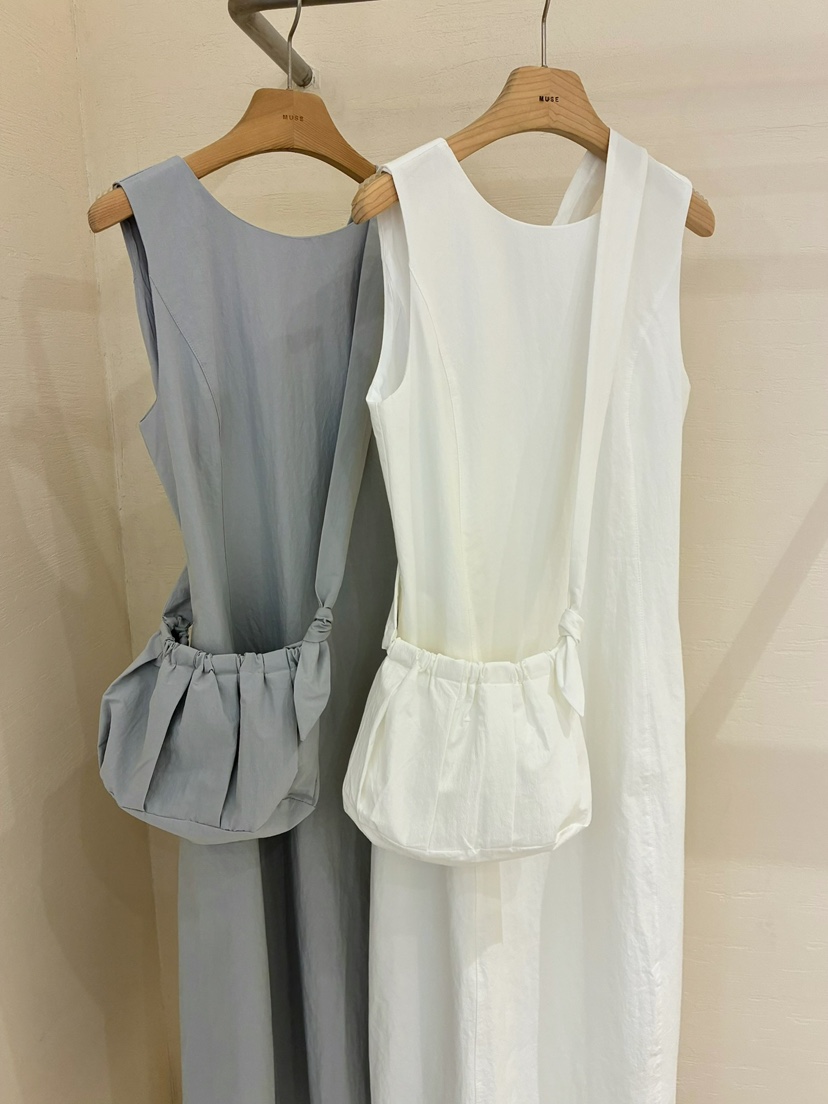 MUSE-P韓國直郵女裝新款時尚休閑熱賣推薦職業連衣裙迷你包MUSE-P連衣裙