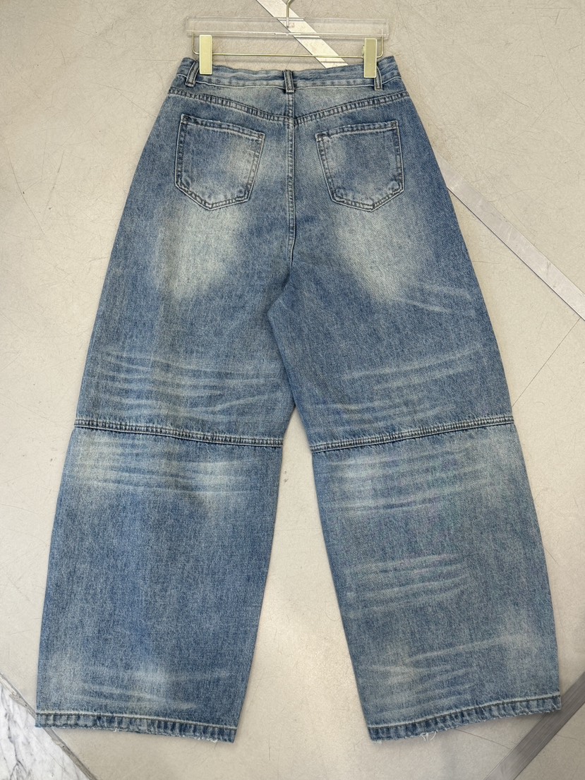 SYMBOL韓國代購女士新品休閑推薦人氣熱賣牛仔褲水洗牛仔布SYMBOL牛仔褲