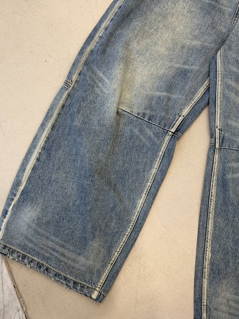 SYMBOL韓國代購女士新品休閑推薦人氣熱賣牛仔褲水洗牛仔布SYMBOL牛仔褲