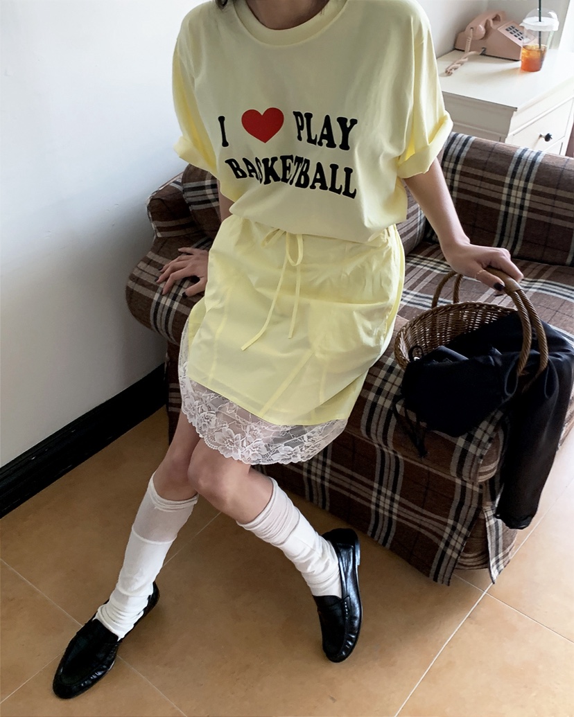 LIVE AID-P韓國直郵女裝新款休閑人氣職業時尚26春夏短裙LIVE AID-P短裙