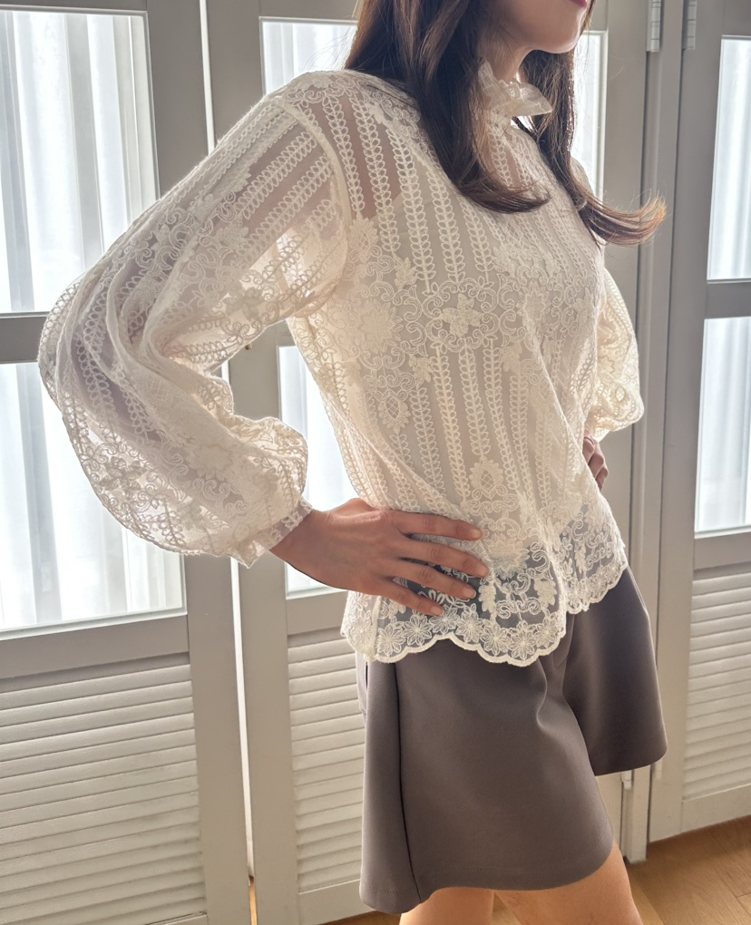 CLASSY-O韓國東大門直郵女士新款26春夏熱賣時尚襯衫蕾絲衫CLASSY-O襯衫/蕾絲衫