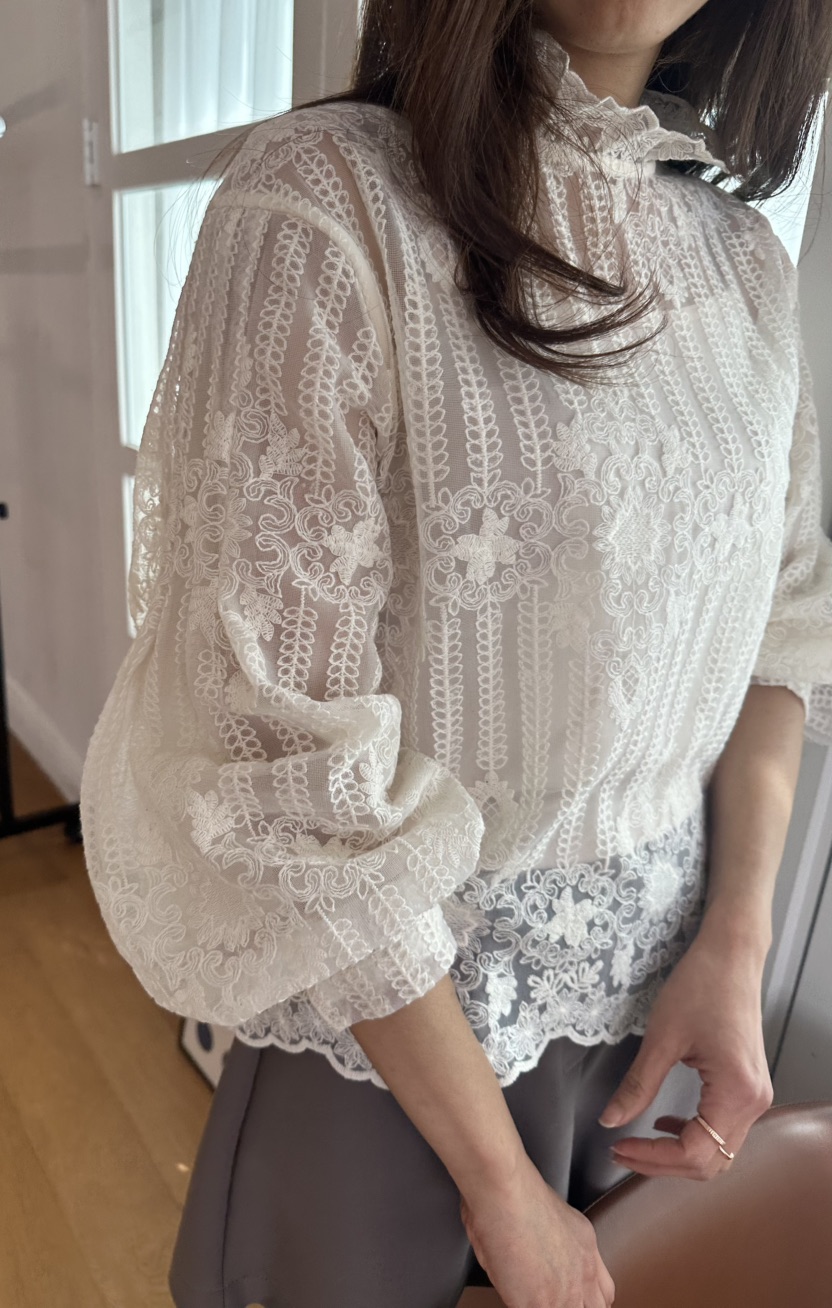 CLASSY-O韓國東大門直郵女士新款26春夏熱賣時尚襯衫蕾絲衫CLASSY-O襯衫/蕾絲衫