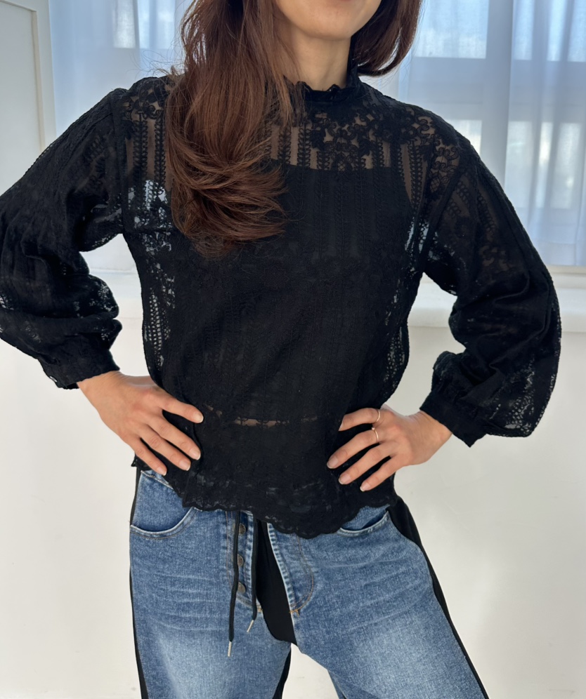 CLASSY-O韓國東大門直郵女士新款26春夏熱賣時尚襯衫蕾絲衫CLASSY-O襯衫/蕾絲衫