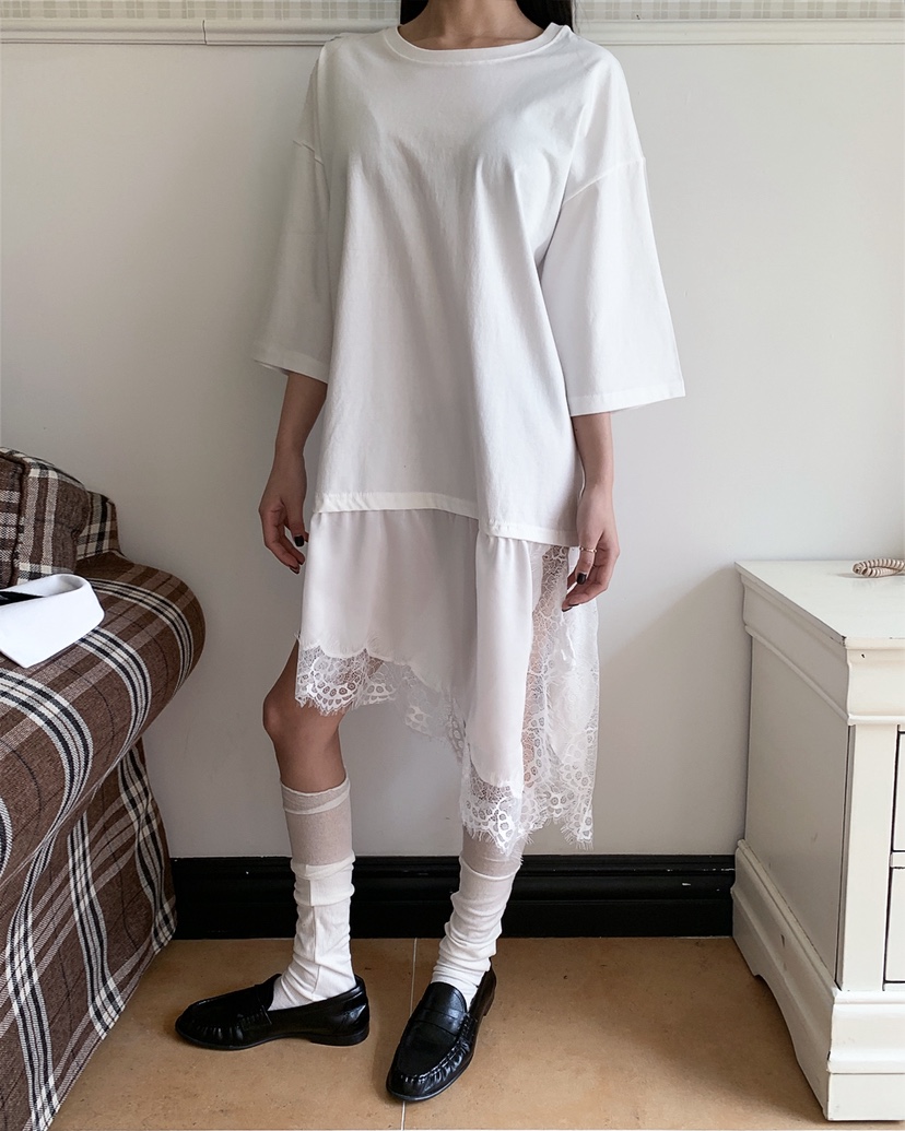 LIVE AID-P韓國代購女裝新款時尚人氣職業真品連衣裙絲質LIVE AID-P連衣裙