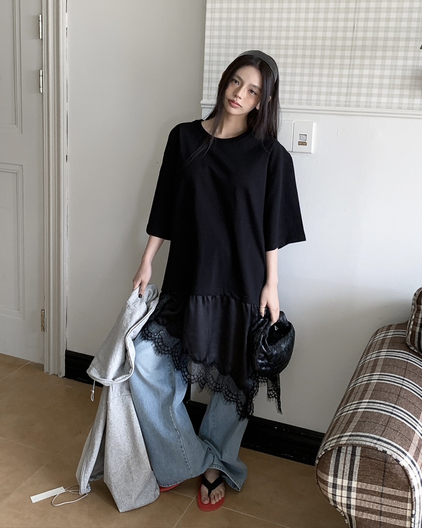 LIVE AID-P韓國代購女裝新款時尚人氣職業真品連衣裙絲質LIVE AID-P連衣裙