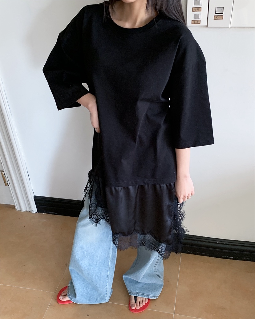 LIVE AID-P韓國代購女裝新款時尚人氣職業真品連衣裙絲質LIVE AID-P連衣裙