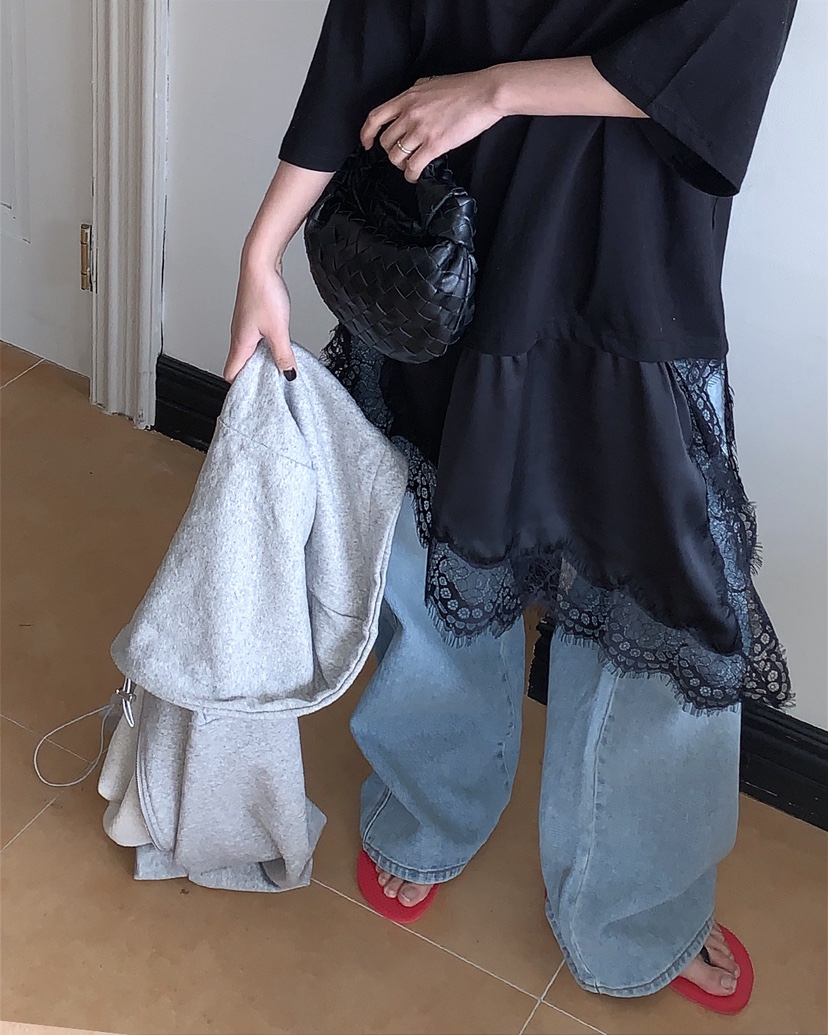 LIVE AID-P韓國代購女裝新款時尚人氣職業真品連衣裙絲質LIVE AID-P連衣裙