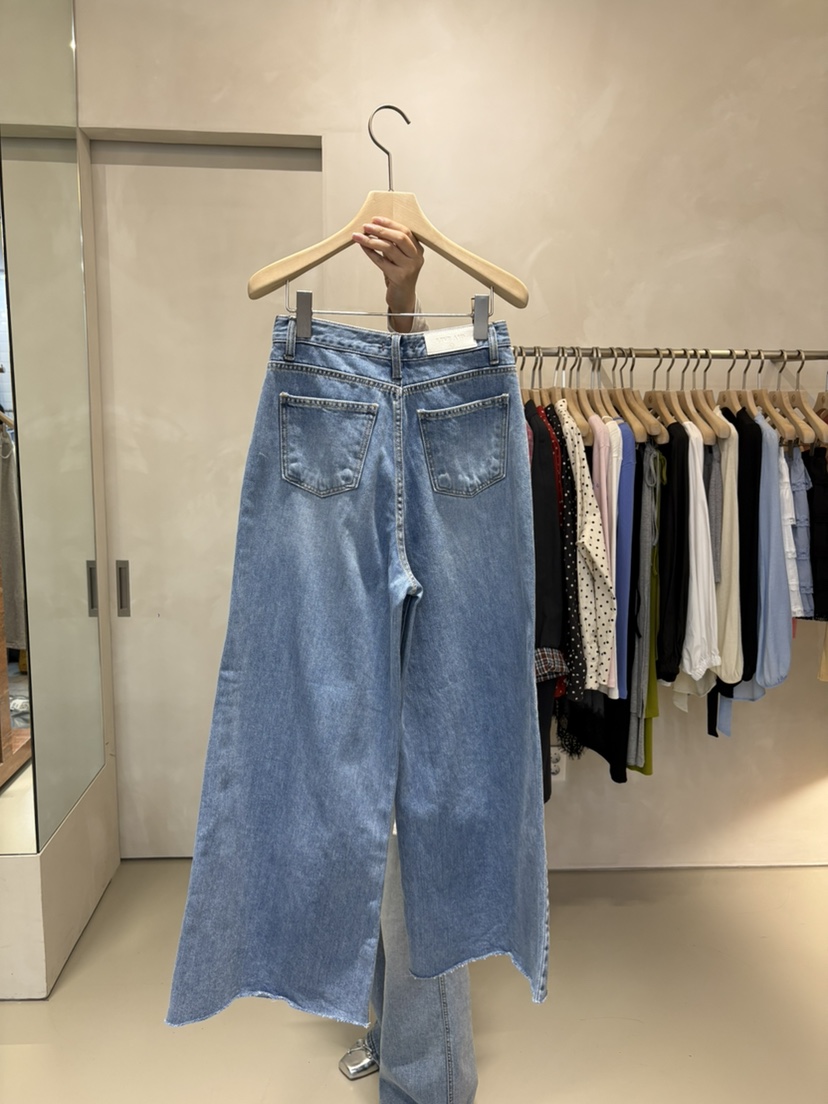 LIVE AID-P韓國直郵女士新款26春夏推薦休閑時尚牛仔褲LIVE AID-P牛仔褲