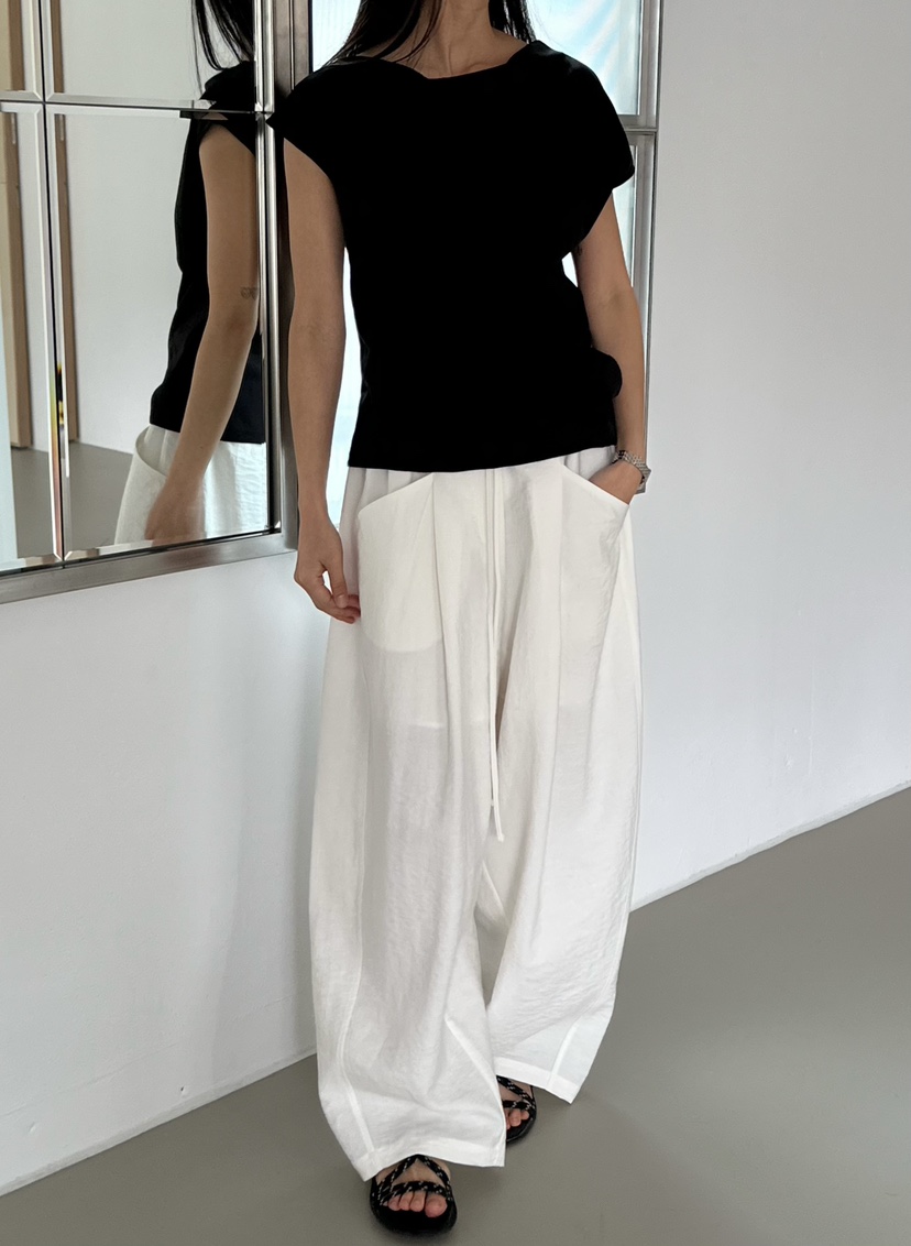 LE VASE韓國直郵實拍女裝新款人氣時尚熱賣職業推薦休閑褲LE VASE休閑褲