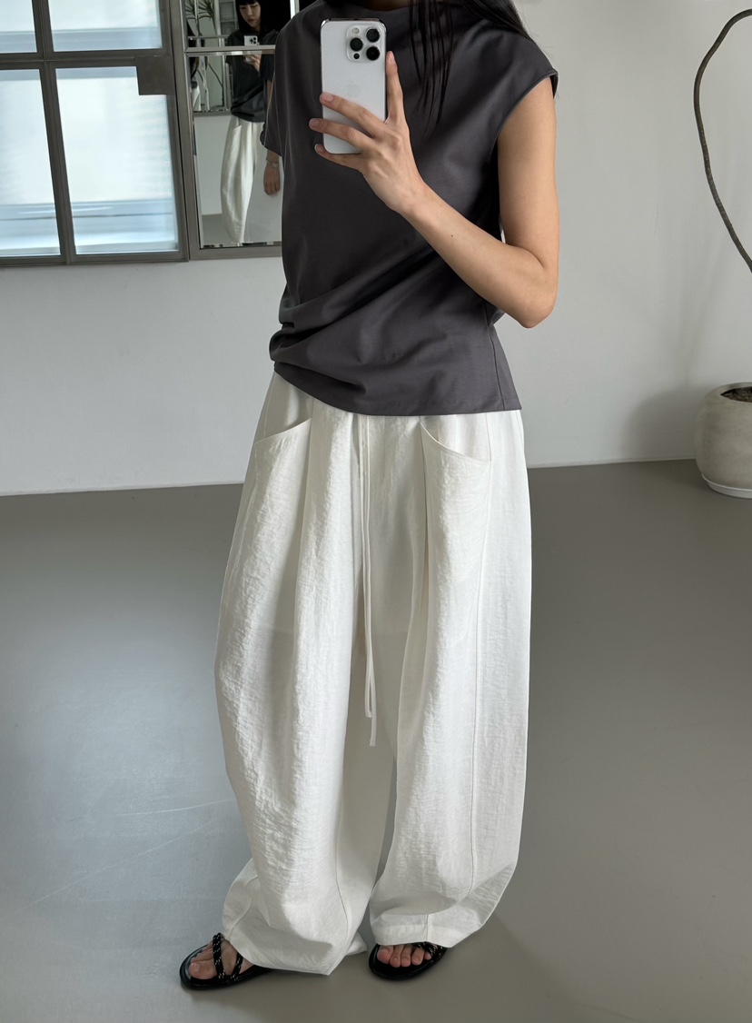 LE VASE韓國直郵實拍女裝新款人氣時尚熱賣職業推薦休閑褲LE VASE休閑褲