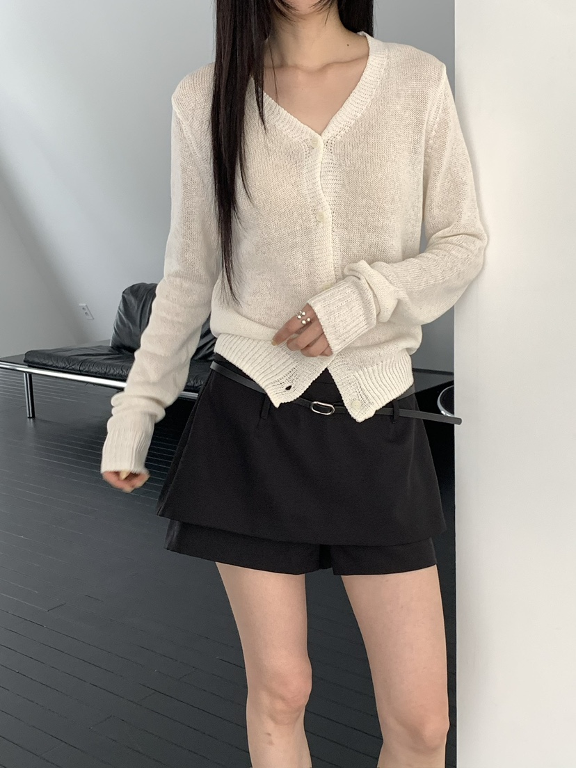 MUSE-P東大門代購女士新品休閑26春夏推薦熱賣短裙不含腰帶MUSE-P短裙