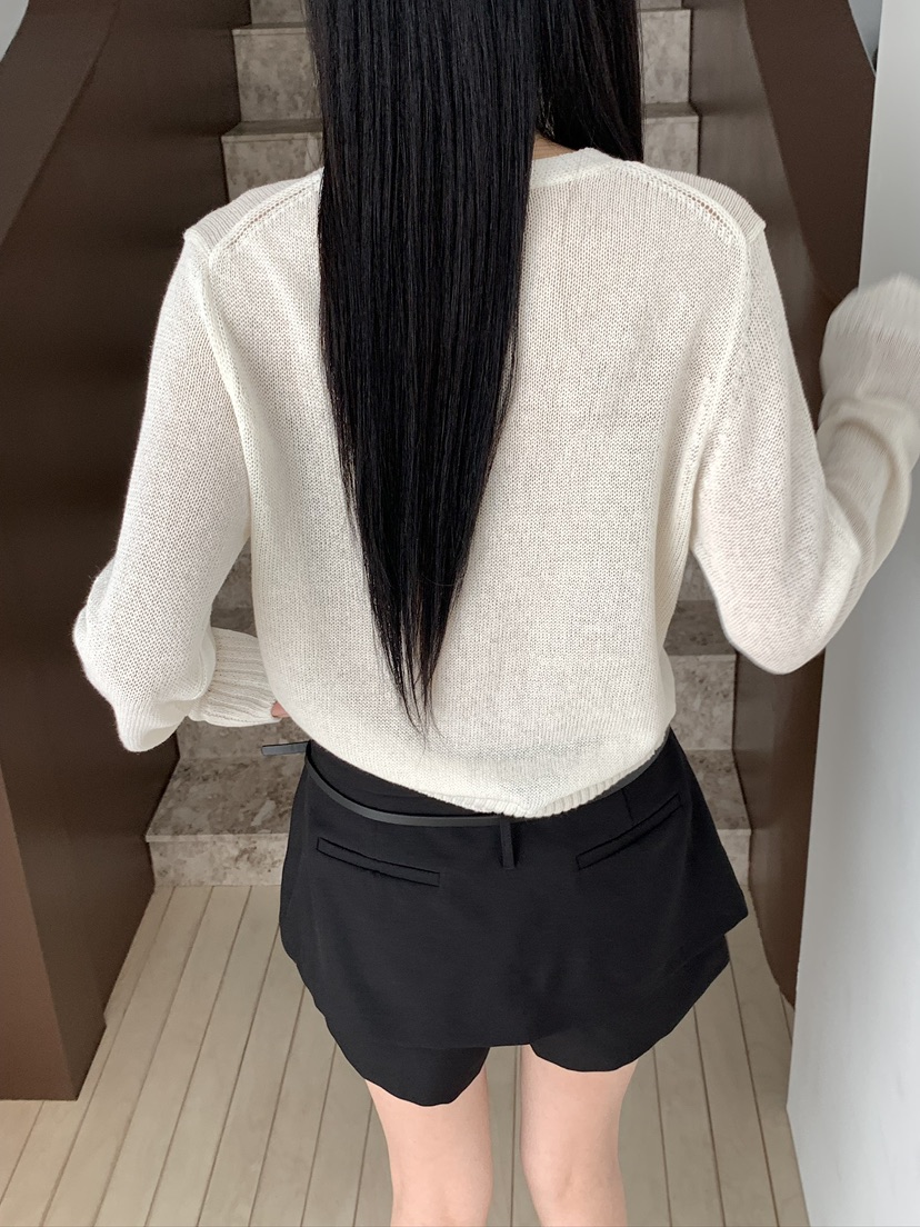 MUSE-P東大門代購女士新品休閑26春夏推薦熱賣短裙不含腰帶MUSE-P短裙