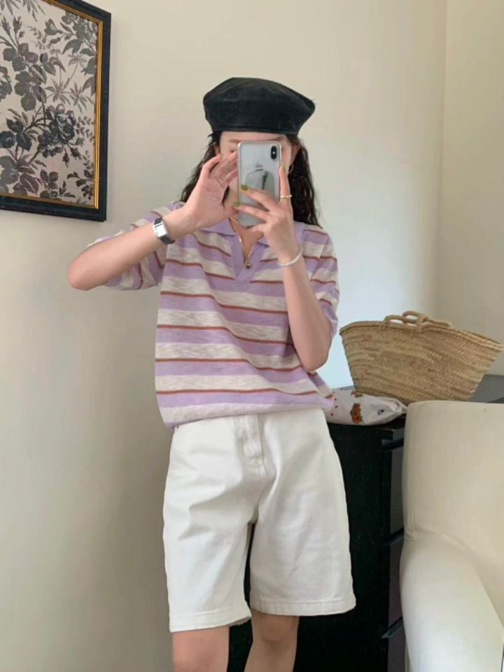 CRONG韓國東大門代購女裝新款休閑職業人氣26春夏推薦針織衫CRONG針織衫