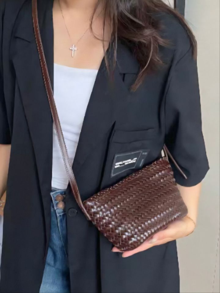 TROUVAILLE東大門代購女裝新品時尚26春夏職業單肩斜跨包TROUVAILLE單肩/斜跨包