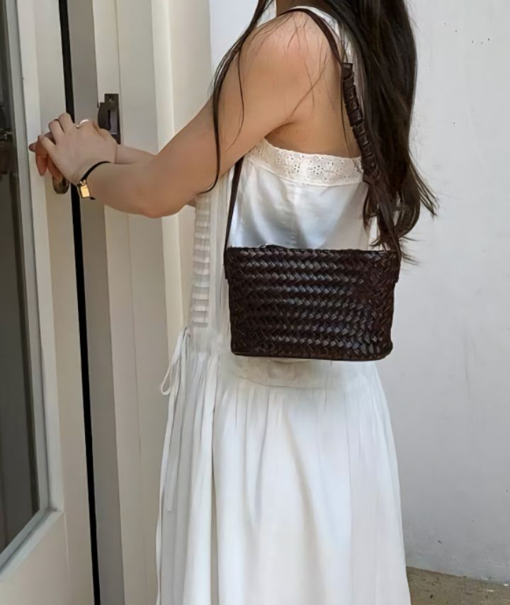 TROUVAILLE東大門代購女裝新品時尚26春夏職業單肩斜跨包TROUVAILLE單肩/斜跨包