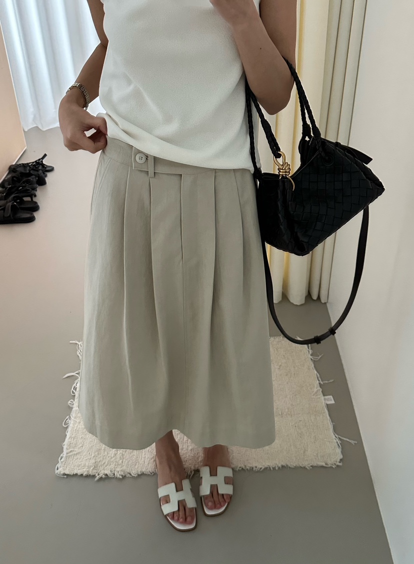 LE VASE韓國代購女裝新款職業熱賣推薦人氣時尚休閑長裙LE VASE長裙圖色3