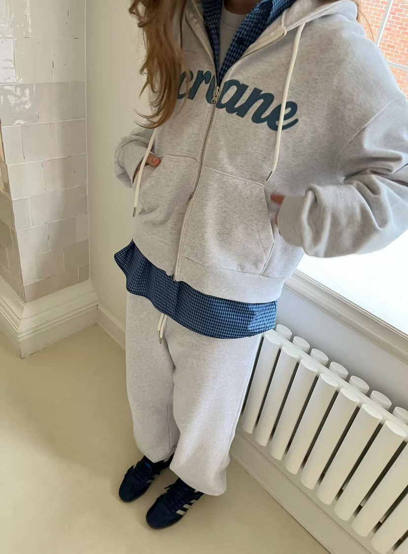 J CRANE-A韓國直郵女士新款推薦休閑人氣夾克連帽衫拉鏈J CRANE夾克