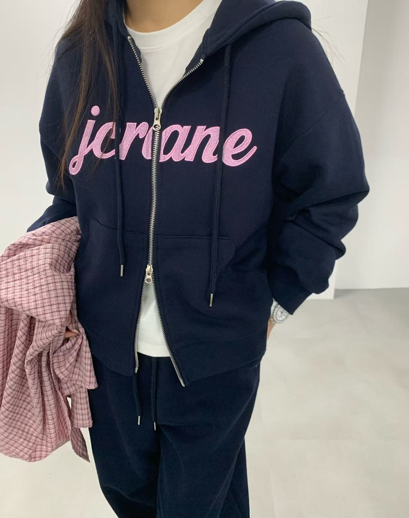 J CRANE-A韓國直郵女士新款推薦休閑人氣夾克連帽衫拉鏈J CRANE夾克