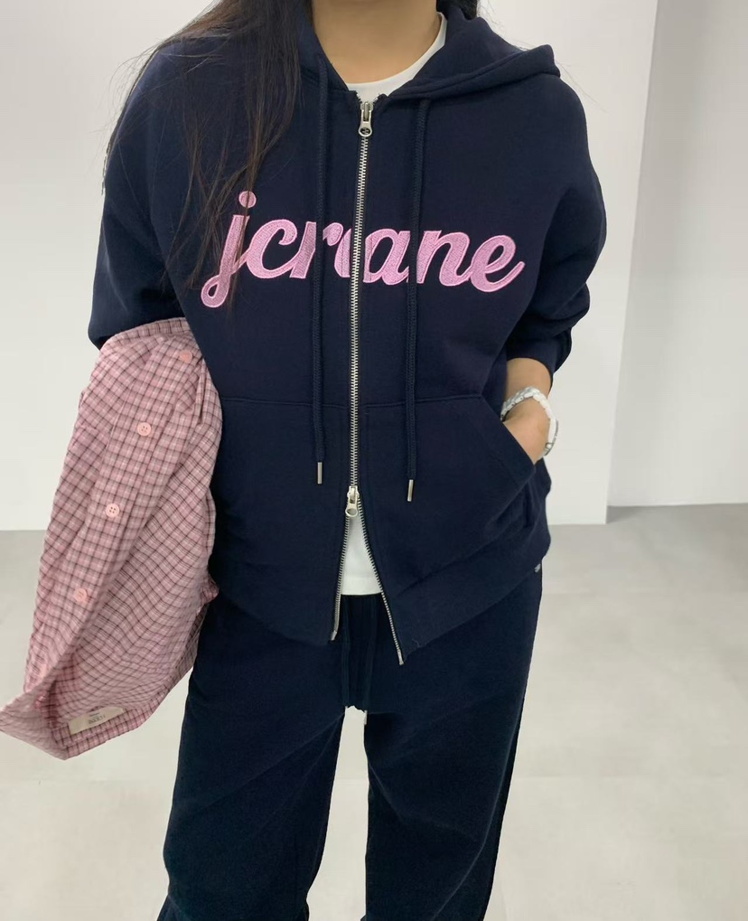 J CRANE-A韓國直郵女士新款推薦休閑人氣夾克連帽衫拉鏈J CRANE夾克