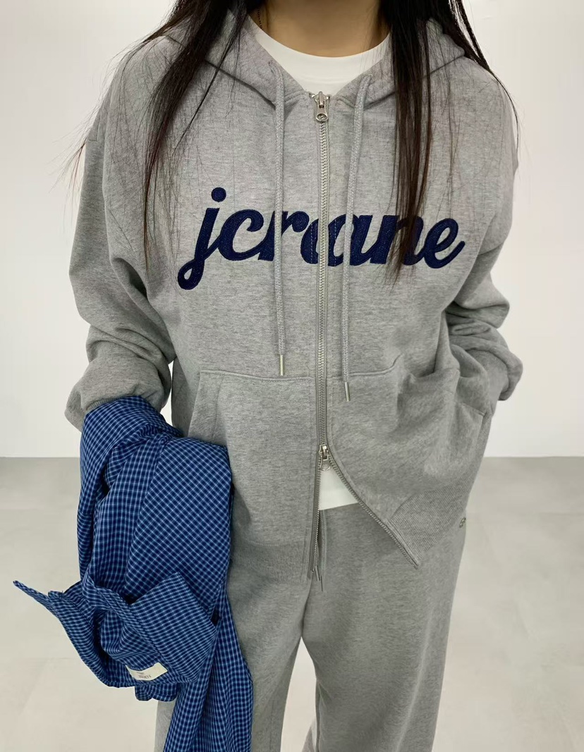 J CRANE-A韓國直郵女士新款推薦休閑人氣夾克連帽衫拉鏈J CRANE夾克