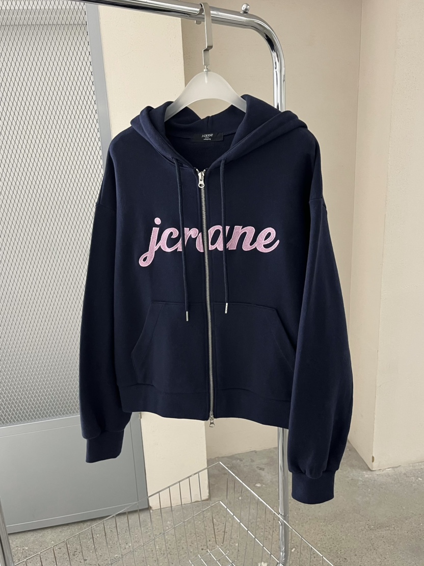 J CRANE-A韓國直郵女士新款推薦休閑人氣夾克連帽衫拉鏈J CRANE夾克圖色1