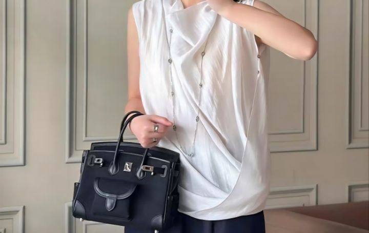 TROUVAILLE東大門直郵女士新品熱賣推薦人氣26春夏手提包牛皮TROUVAILLE手提包