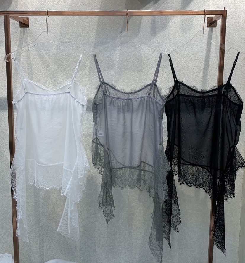 SYMBOL韓國東大門代購女裝新品休閑時尚人氣吊帶背心透視SYMBOL吊帶/背心