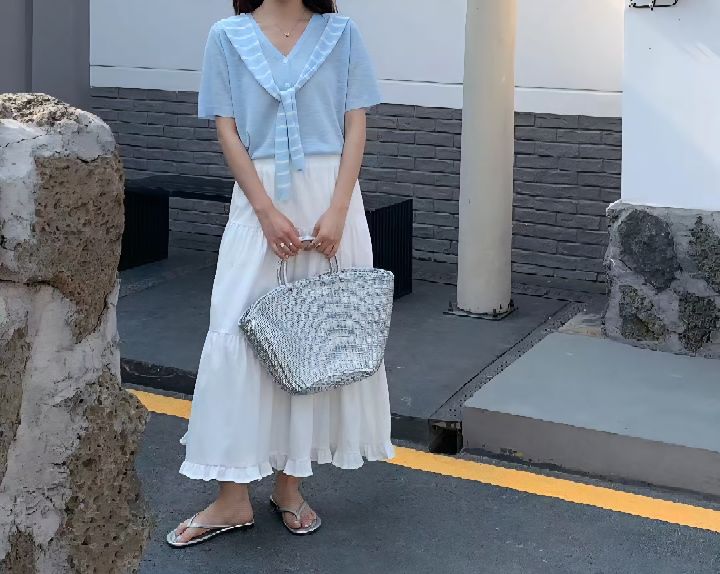 CRONG東大門直郵女裝新款真品職業熱賣人氣26春夏休閑針織衫CRONG針織衫