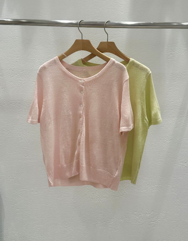 CRONG韓國東大門代購女士新款時尚職業推薦26春夏針織衫開衫CRONG針織衫