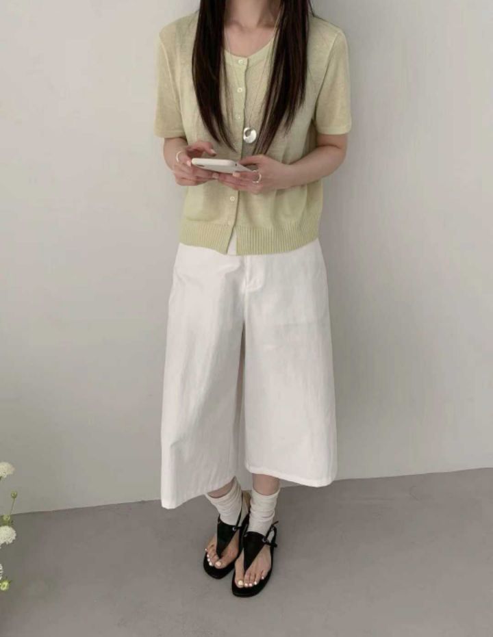 CRONG韓國東大門代購女士新款時尚職業推薦26春夏針織衫開衫CRONG針織衫