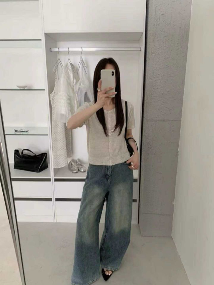 CRONG韓國東大門代購女士新款時尚職業推薦26春夏針織衫開衫CRONG針織衫