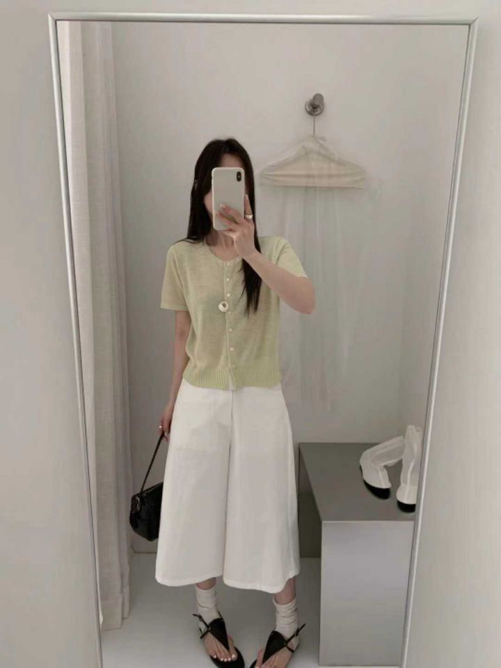 CRONG韓國東大門代購女士新款時尚職業推薦26春夏針織衫開衫CRONG針織衫