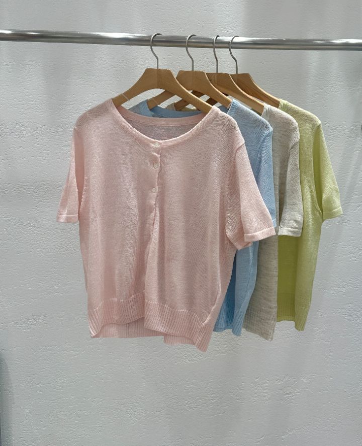 CRONG韓國東大門代購女士新款時尚職業推薦26春夏針織衫開衫CRONG針織衫