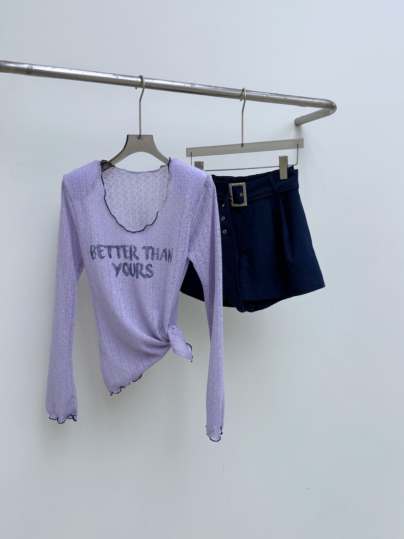 AB韓國東大門直郵女士新品26春夏職業休閑熱賣時尚長袖T恤AB長袖T恤